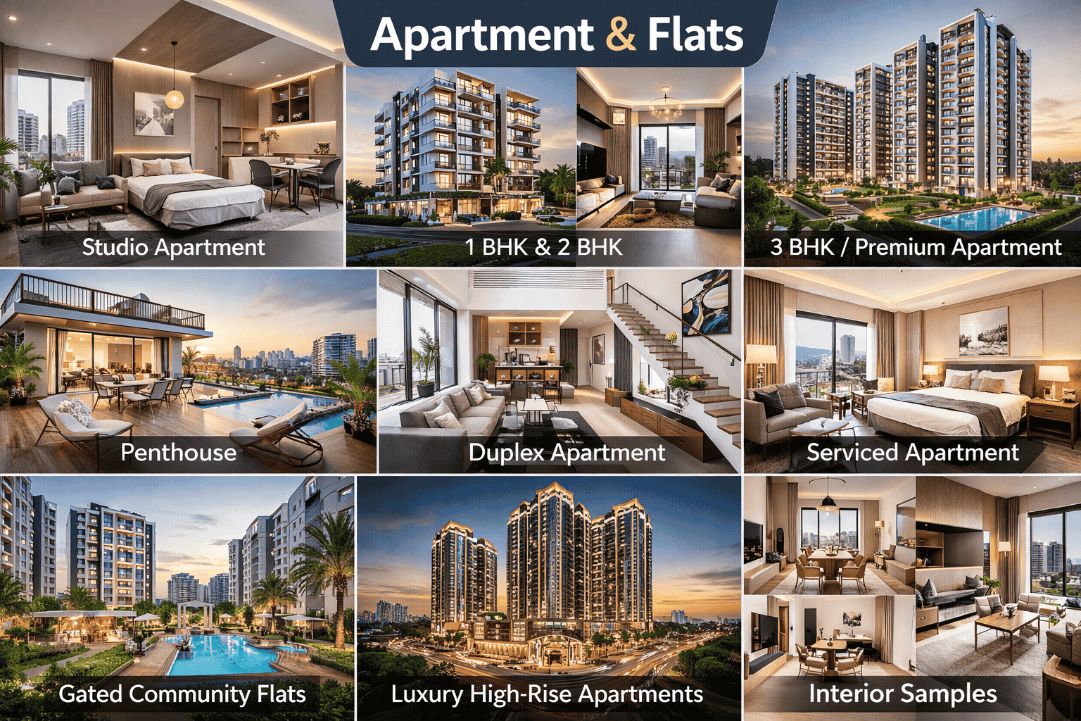 EXPLORE THE MOST POPULAR NEIGHBORHOODS FOR 2 BHK FLATS IN PUNE 